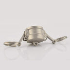 2PCS Cam and Groove Fitting, Aluminum, Type DC, 3" Dust Cap, with 2PCS Camlock Gasket Fitting (3“)