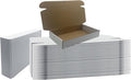 12x6x2 inches Shipping Boxes Set of 25, White Cardboard Box Kraft Corrugated Mailer Box，Boxes for Shipping E-commerce Packaging, Holidays Gift and Small Business Giving Literature Mailing