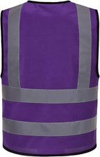 AYKRM 12 colour High visibility viz vest hi vis viz reflective work construction safety vest (XS-8XL)