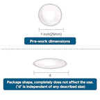 XHF 1 inch (25mm) 3:1 Waterproof Clear Heat Shrink Tubing Marine Grade Wire Cable Adhesive Lined Tube Insulation Seal Against Moisture Corrosion and Air Leakage, 4 Ft