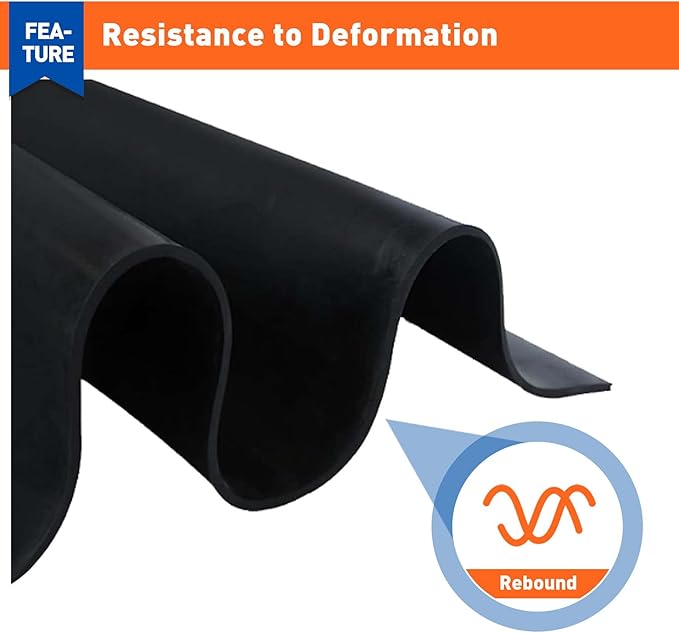 MAGZO Backed Adhesive Foam Padding 1/16" Thick x 12" W x 59" L, Black Thin Neoprene Sheets, Closed Cell Foam Sheet Roll