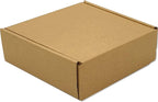 Small Brown Shipping Boxes for Small Business Pack of 25-6x6x2 inches Cardboard Corrugated Mailer Boxes for Shipping Packaging Craft Gifts Giving Products