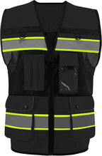 Safety Vest High Visibility Reflective Construction Vest for Men Women