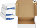 Assorted-Sizes-Shipping-Boxes-24-Pack: 11x8x2 & 12x9x3 & 13x10x2 Small-Shipping-Boxes-Mailers, White Corrugated-Cardboard-Boxes-for-Packing-Small-Business Mailing