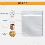 20,000 Pack 7"x10" Shipping Label Sleeves – Clear Self-Adhesive Packing Slip Pouches, Waterproof Packing List Envelopes – Ideal for Shipping Documents, Mailing Labels, Invoices & Packing Slips