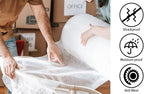2 Pack-12 inchx100ft Total Small Bubble Cushioning Wrap Bubble Wrap for Extra Protection Packaging Mailers, Nylon Wrap Rolls Moving Cushioning Supplies for Moving & Shipping, Perforated Every 12”