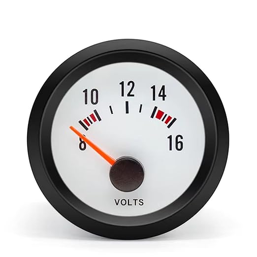 2" 52mm Voltage Gauge Digital Blue LED Voltmeter Meter 8-16V for Cars
