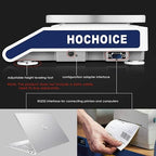 Industrial Scale Counting Scale Precision Electronic Gram Scale Lab Industrial Counting and Weighing 66lb/0.0011lb-30kg / 0.5g Accuracy with RS232 Port for Connecting Computer or Printer