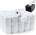 Azure Zone, Thermal Paper 3-1/8 X 230ft 50 Rolls, Fits Most POS Machines and Cash Registers, Great for Business Sales