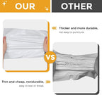 Metronic Poly Mailers 10X13 1000 Pack, Strong Adhesive Shipping Envelopes for Clothing, Medium Shipping Bags for Small Businesses, Waterproof Mailers Poly Bags (White, 10x13 1000PC)