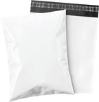 Shop4Mailers 19 x 24 Glossy White Plastic Self Seal Poly Mailer Flat Bags Waterproof Shipping Envelope 1.7 Mil for Apparel, Clothes, Shirts, Books – Permanent Adhesive Seal (50 Pack)