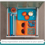 Scranton & Co Set of 2 18" D 3-Drawer Metal Filing Cabinet with Pencil Drawer