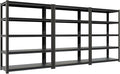 72''H Garage Shelving Heavy Duty,3000LBS Storage Shelves,5-Tier Adjustable Metal Shelve Storage Shelf Rack, Industrial Shelving Unit for Garage, arehouse,Basement (59" W x 19.7" D x 72" H) 3PC