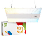 ASD LED Linear High Bay Light Fixture, Commercial Shop Lighting | 3CCT, Dimmable, Power Adjustable, DLC Premium, UL Listed | 220W 36000LM 3500-5000K 100-277V | Warehouse, Garage, Workshop Lamp | White