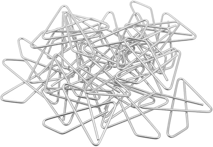 JAM PAPER Colorful Butterfly Clips - Silver Paper Clamps - 20/Pack