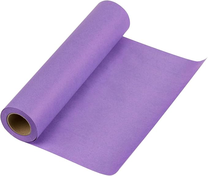 RUSPEPA Dark Purple Kraft Paper Roll - 12 inches x 100 feet - Natural Recyclable Paper Perfect for Crafts, Art, Small Wrapping, Packing, Postal, Shipping, Dunnage & Parcel