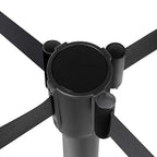 Amazon Basics Premium Crowd Control Stanchions with Easy Assembly, 6.5 foot Sturdy Retractable Belts, Black, Pack of 2