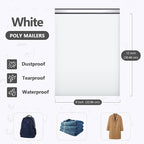 9 x 12" Poly Mailers 100PCS, 1.77 Mil 5 Layer Waterproof Shipping Bags for Clothes,Mailing,Books,Package, Strong Adhesive Self Sealing Mailers Poly Bags Shipping Envelopes for Business