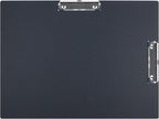 Acocony 11x17 clipboard Double Clip Extra Large Clipboard Low Profile Clip 11 x 17 Clipping Board Light Weight Not Fragile Plastic Black Pack of 1
