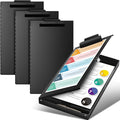 3 Pcs 11 x 17 Inch Aluminum Clipboard with Storage Metal Clipboard High Capacity Clip for Student Teacher Nurse, Black