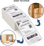 4”x6” Thermal Labels 1000 Labels, Shipping Label Thermal Paper for Thermal Printers Zebra & Rollo