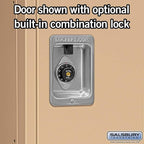 Salsbury Industries 62352TN-U Double Tier 36-Inch Wide 5-Feet High 12-Inch Deep Unassembled Standard Metal Locker, Tan Brown