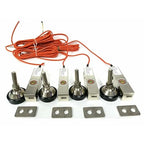 Liberty GX-1-4k lb NTEP (Small Envelope) Shear Beam Load Cell Sensors for Platform Floor Scale with Feet & Spacers I Stainless Steel