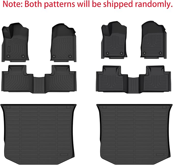 KELCSEECS® Floor Mats & Cargo Liner Custom for Jeep Grand Cherokee 2016-2021/ Grand Cherokee WK 2022 2023 (Non L) All Weather Protection TPE Floor Liners Front& Rear Row Full Set Accessories Black