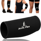 Arctic Flex Ice Sleeve for Knee, Elbow, Arm - Hot & Cold Freeze Pack Wrap for Tennis Pain Relief, Tendonitis - Gel Compression Brace for Injuries - Therapy Compress - Reusable, 360 Coverage