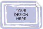 100 Custom Vinyl Stickers - Upload Your own Image, Text, Design, Logo - Personalized Logo Labels for Handmade, Packaging, Bottle, Jars, Candle, Brand Stickers (Lavender, 3x2)