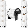 Suminey - Compatible Barcode Labels Replacement for Brother DK-1209 (2.4 in x 1.1 in), Use with Brother QL Label Printers [10 Rolls/8000 Labels + 1 Frame]