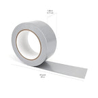 Amazon Basics Heavy-Duty Duct Tape, 1.88-inch by 30-yard, Silver, 3-Pack, Great for General-Purpose Use, Home repairing, DIY work, Auto repair & Outdoor activities