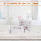 HORLIMER 40 Pack 7x5x2 Shipping Boxes, White Corrugated Cardboard Box for Mailing, Packaging, Small Business