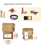 Trwcrt Shipping Boxes 7x5x2 Set of 20, Corrugated Cardboard Box for Packing Small Business, Brown