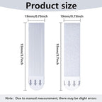24 Pairs Picture Hanging Strips Heavy Duty, Hanging Pictures Without Nails, Removable Hook and Loop Tape, Picture Hanger Damage Free Hanging Strips