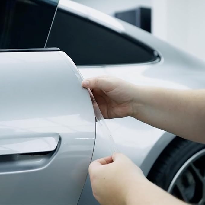 XPEL Door Edge Guard Protection Film Roll, 4-24" Strips - Car or Truck Doors, Protective Barrier Against Minor Scratches, Paint Chips, Door Edge Impact, and Dings - Prevents Damage and Possible Rust