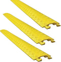 Electriduct Drop Trak Cable & Hose Protector Cord Cover - Small - Yellow - 3 Pack