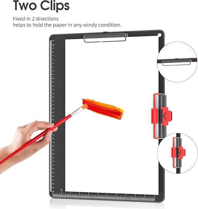 Clipboards with Pen Holder A3 Size 11 x 17 Inch Aluminum Protection Edge Clip Board for Classrooms, Offices, School, Doctor, Coaches [Upgraded Clip] (1 Pack)