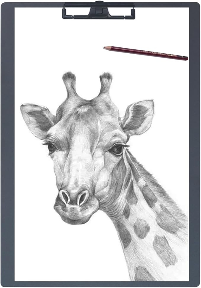 Acocony 11x17 Clipboard Aluminium with Pen Holder Extra Large Clipboard Vertical Super Hard 11 x 17 Clipping Board Black Pack of 1