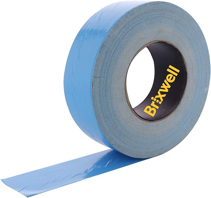 Brixwell 2 Rolls - Blue Double Coated Carpet Tape 2 Inch x 36 Yard Made in the USA