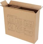 PHAREGE 4x4x2 inch Shipping Boxes Bulk 50 Pack Brown, Tab Lock Tuck Top Mailer Boxes for Packaging Small Business, Small Cardboard Gift Boxes for Wrapping Mailing Present