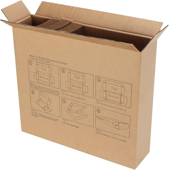 PHAREGE 4x4x2 inch Shipping Boxes Bulk 50 Pack Brown, Tab Lock Tuck Top Mailer Boxes for Packaging Small Business, Small Cardboard Gift Boxes for Wrapping Mailing Present