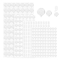 480 PCS Double Sided Tape Adhesive Dots Stickers, Clear Removable Sticky Tack Adhesive Putty, Waterproof No Trace Sticky Dots for Hanging Crafts, Photo Stickers, Wedding and Holiday Decorations