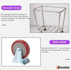 Commercial Laundry Cart with Wheels 12 Bushel (400l) Industrial Laundry Hamper Large Heavy Duty Rolling Laundry Basket Waterproof Trucks for Home Organizer Storage