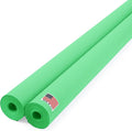 48" x 1200" (100 ft) Green Kraft Paper Roll (Value Pack of 2), 45 lbs Thickness, Made in USA Colored Craft Paper for School, Bulletin Board - Odorless, Non-Toxic, Safe for Kids
