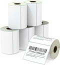 BETCKEY - 4" x 3" (102 mm x 76 mm) Shipping & Multipurpose Labels Compatible with Zebra & Rollo Label Printer,Premium Adhesive & Perforated [6 Rolls, 3000 Labels]
