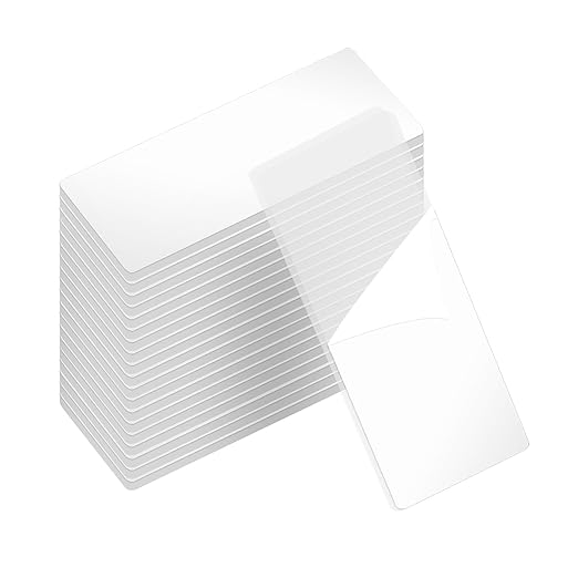 uxcell 100Pcs Double Sided Adhesive Pads, 2.36" x 1.18" Clear Removable Heavy Duty Mounting Tape Picture Hanging Sticky Adhesive Pad for Wall, Poster Picture, DIY Craft