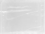 100 Count 4.5" x 6" Shipping Label Envelopes, Clear Packing List Pouches with Self-Adhesive Back, Top Loading for Shipping Labels Sleeves, for Packing Slips, Labels Invoices & Paperwork. GPI