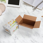 Shipping Boxes 10x7x5 Set of 40, White Corrugated Cardboard Box for Mailing Business Packaging