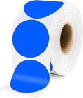 2 Inch Blue Circle Stickers 500 Pcs,Permanent Color Coding Dots for Office,Home Organization, File Classification,Multipurpose Labels